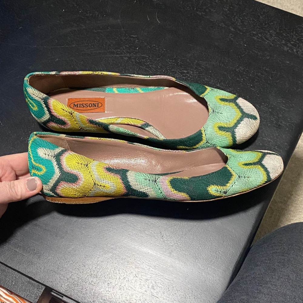 Missoni Zig Zag Ballet Flats